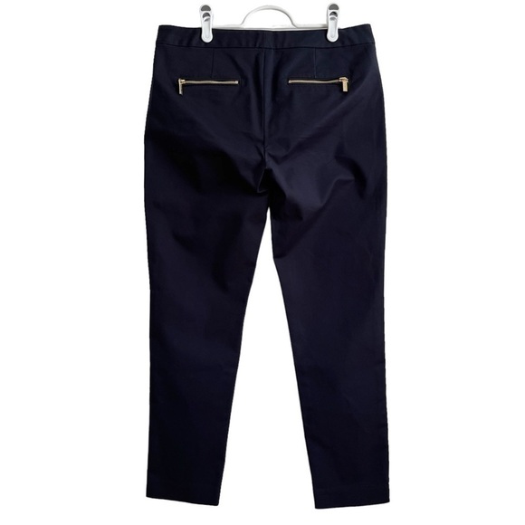 Michael Kors Ankle Pants Gold Coloured Zippers - Picture 2 of 14